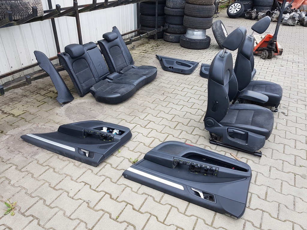 фото №5, Skoda superb ii 08r- sedan сиденья заднее сиденье alcantara