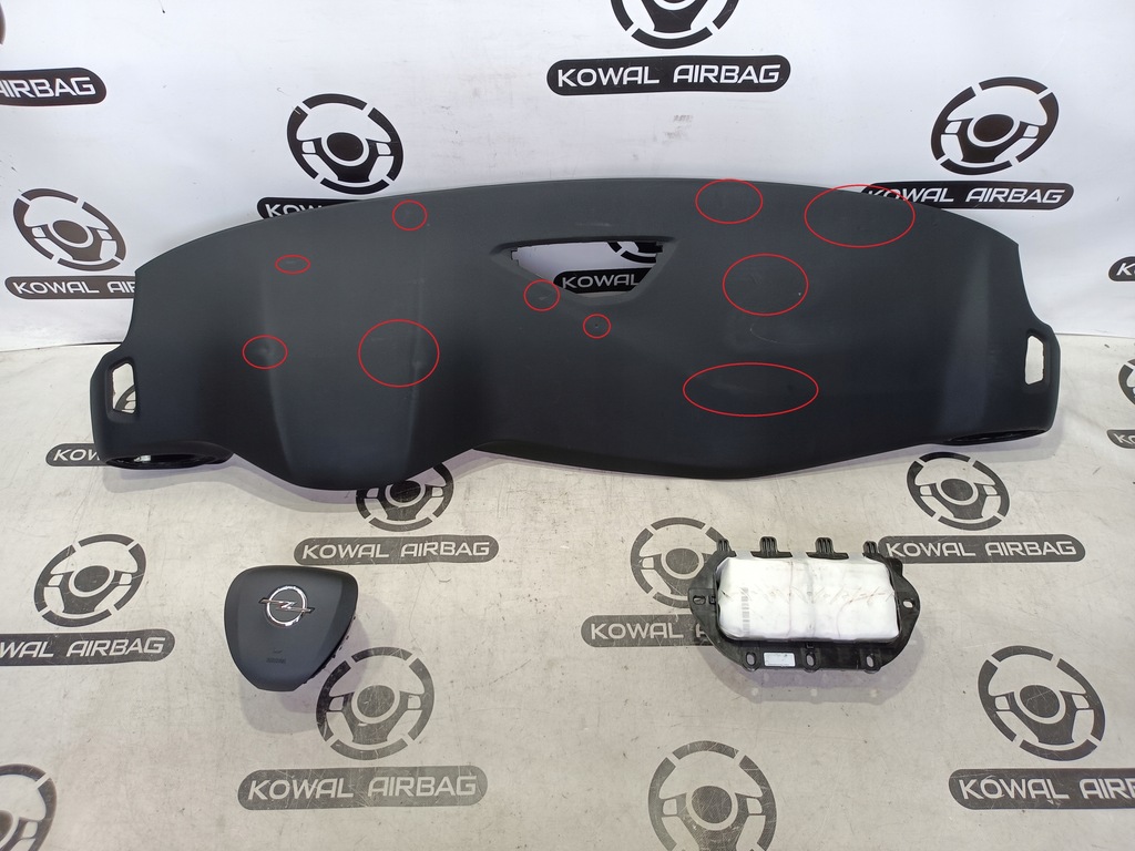 фото №1, Opel crossland приборная панель консоль - накладка подушка безопасности подушки безопасности ремни оригинал