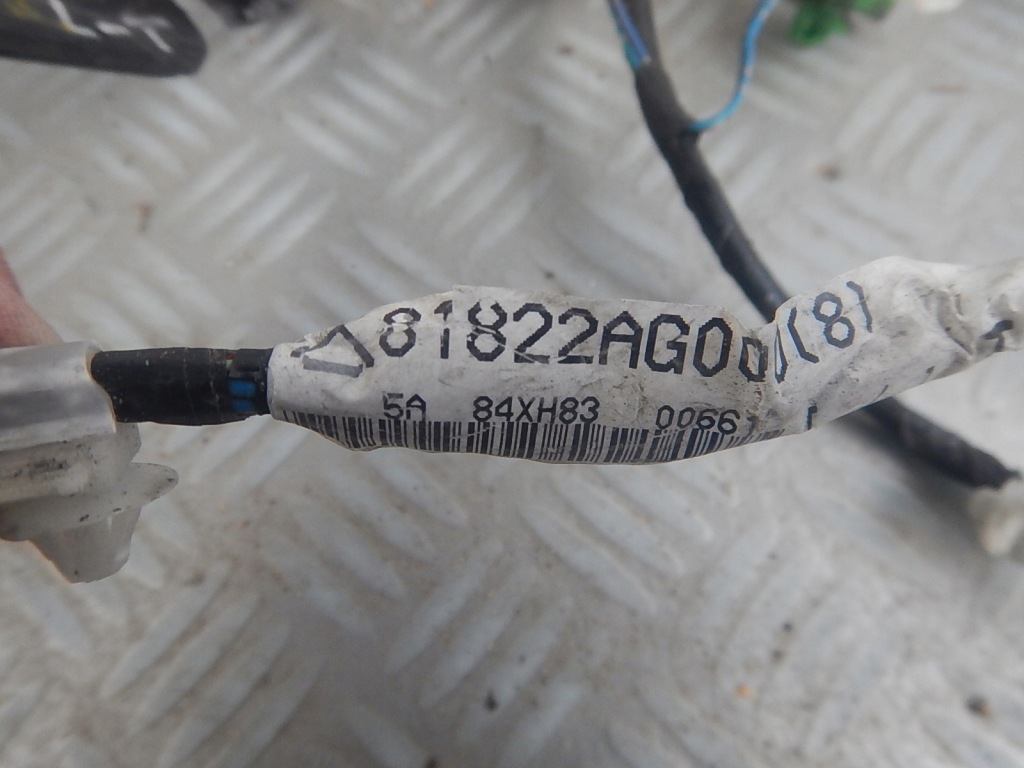 фото №2, Subaru legacy iv 03 ліва електропроводка двері задня