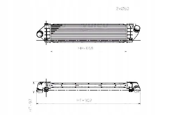 фото №1, Valeo 818246 радіатор повітря наддувний