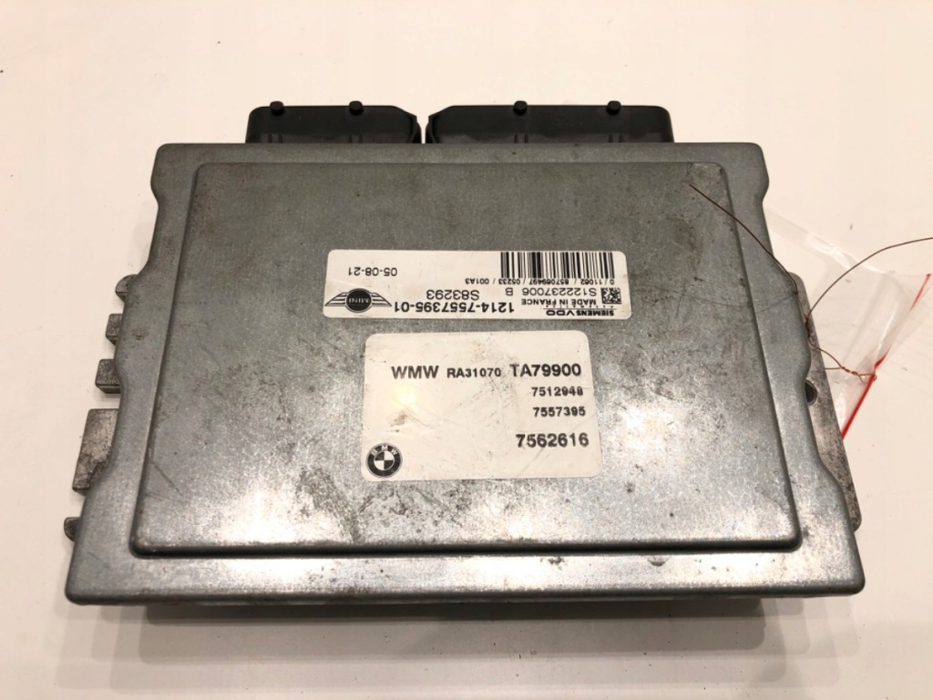 Бортовой компьютер двигателя mini r50 r53 7562616 1.6 90km 01-06 блок управления модуль Цена