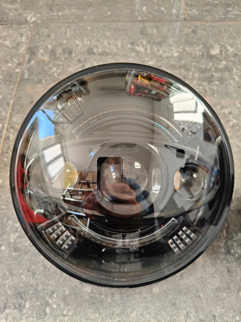 фото №3, Лампи фари led 7 cali перед jeep wrangler