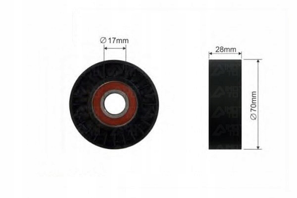 Caffaro ролик ремінь - ремінь клиновий 11281710045 17 Ціна