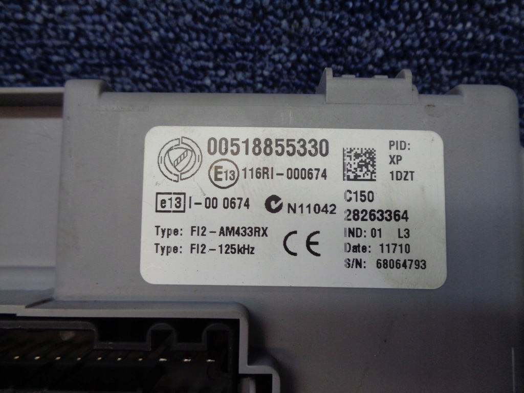 фото №8, Бортовий комп'ютер замок запалювання bsi fiat doblo 2 ii 1.3 16v m-jet euro 5 2010-