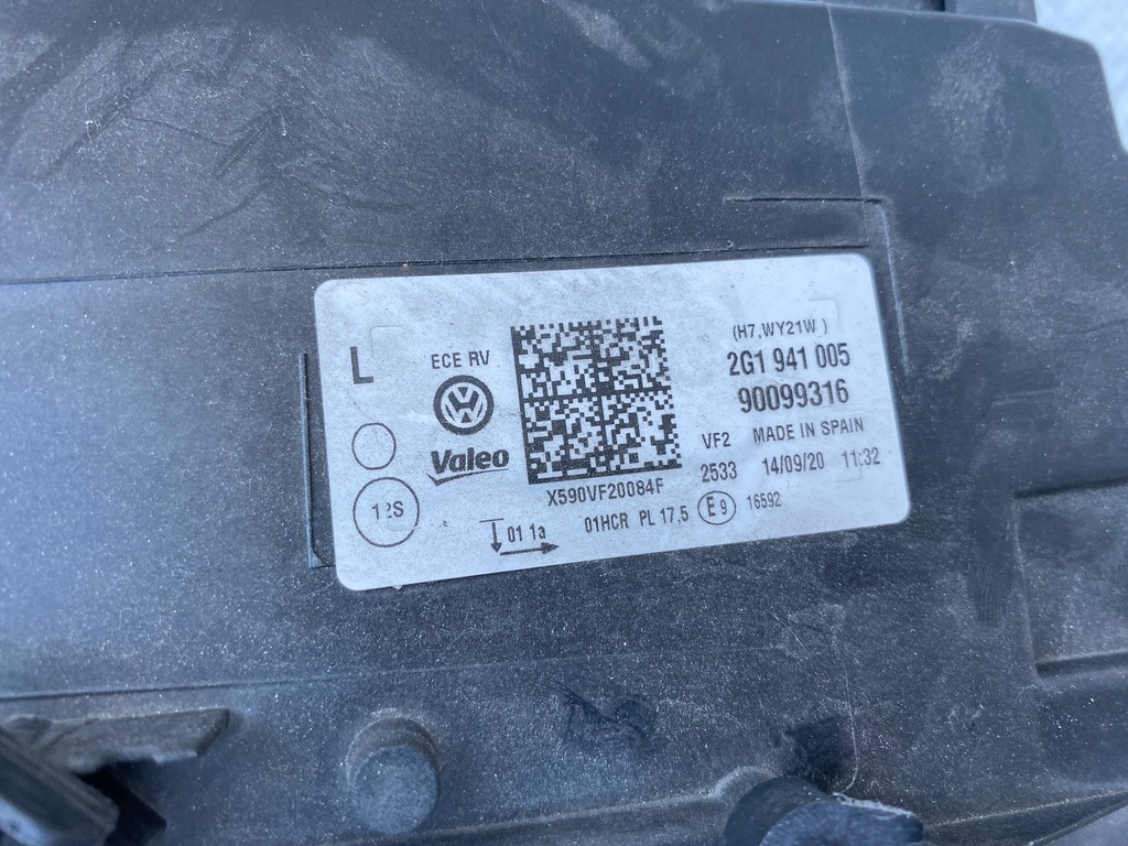 фото №7, Volkswagen polo 2g лампа передняя левая 2g1941005