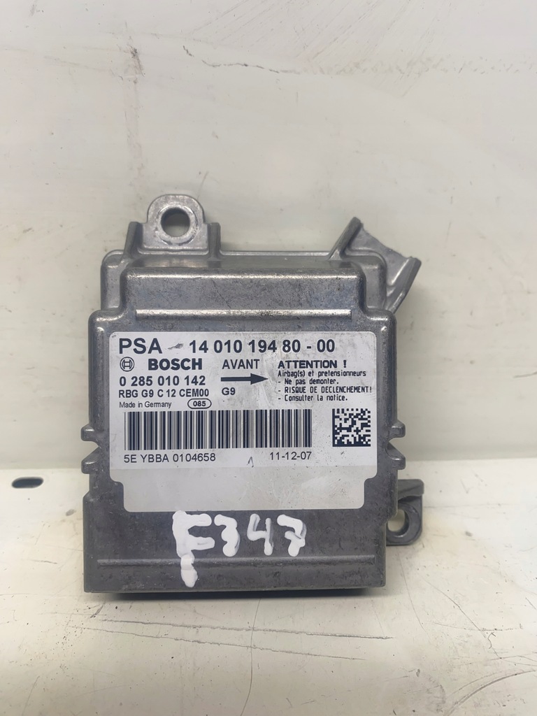 фото №1, Датчик air bag 1401019480 fiat scudo ii expert