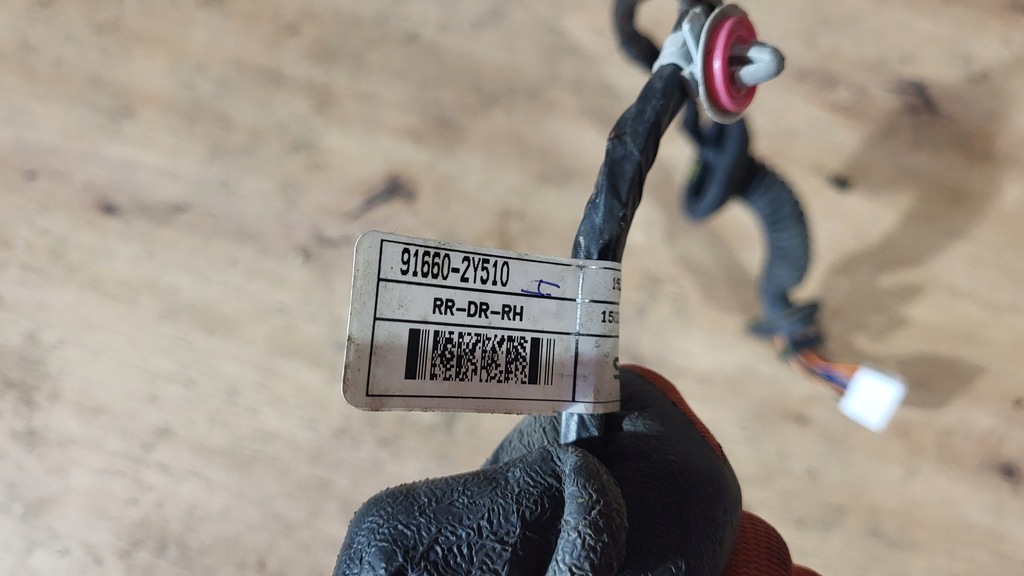 фото №5, Жгут электропроводка дверь правый задняя hyundai ix35 13-15 lift 91660-2y510