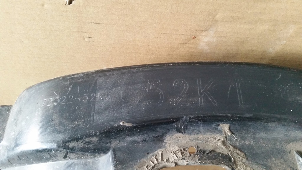 фото №6, 72321-52k0 подкрылок p/l перед opel agila a