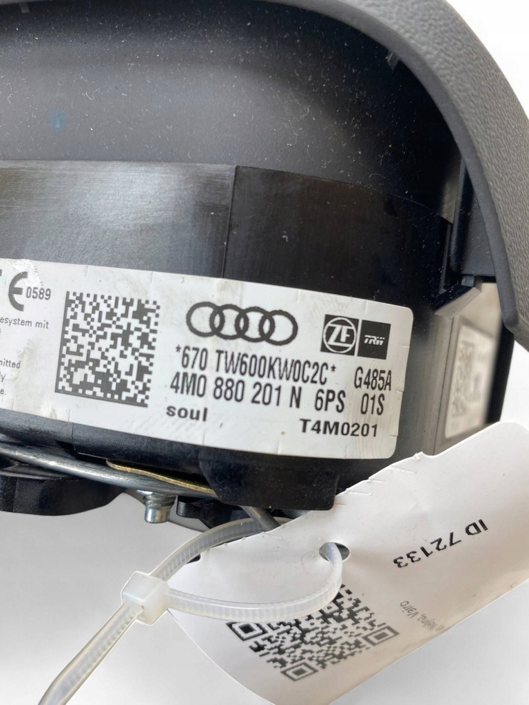 фото №10, Audi q7 4m подушка воздушная подушка безопасности руля