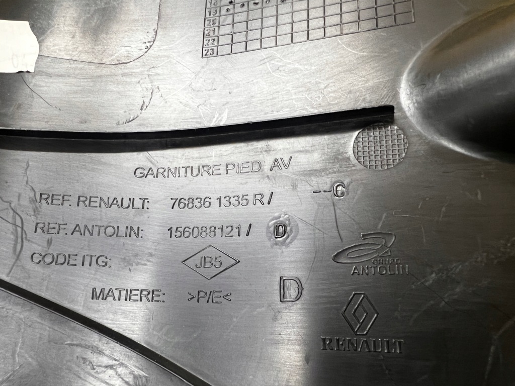 фото №4, Защита молдинг порог уголок правая правый renault kadjar