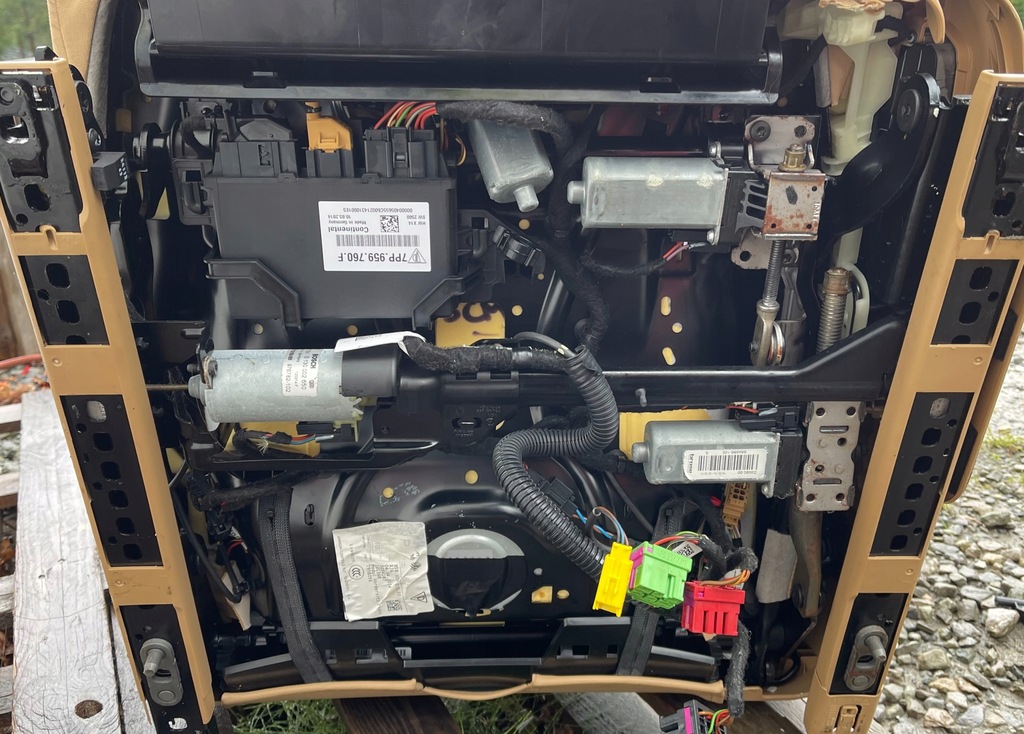 фото №10, B1 porsche macan s 2015 3.0 сиденье левый перед kompletny kompletny