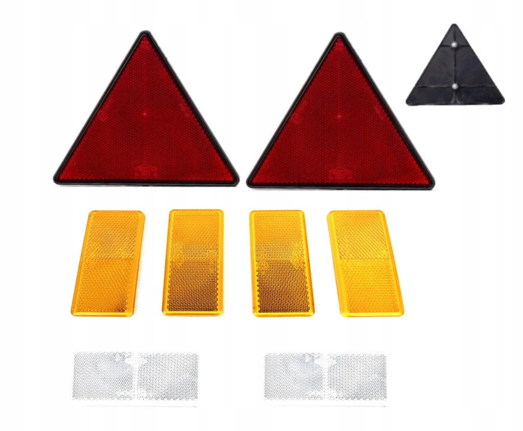 фото №1, Набор лампа отражатель отражатель треугольник na болты отражатель przylepcu przyczep