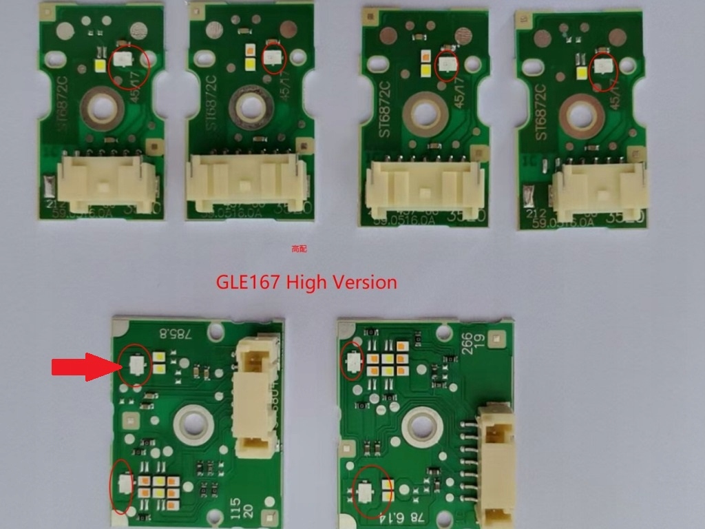 Пластина jeża led drl 5pin 1led лампы левый i правой do mercedes gle w167 Оригинал