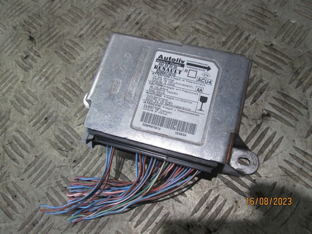фото №1, Датчик модуль подушка безопасности renault scenic ii 8200411015