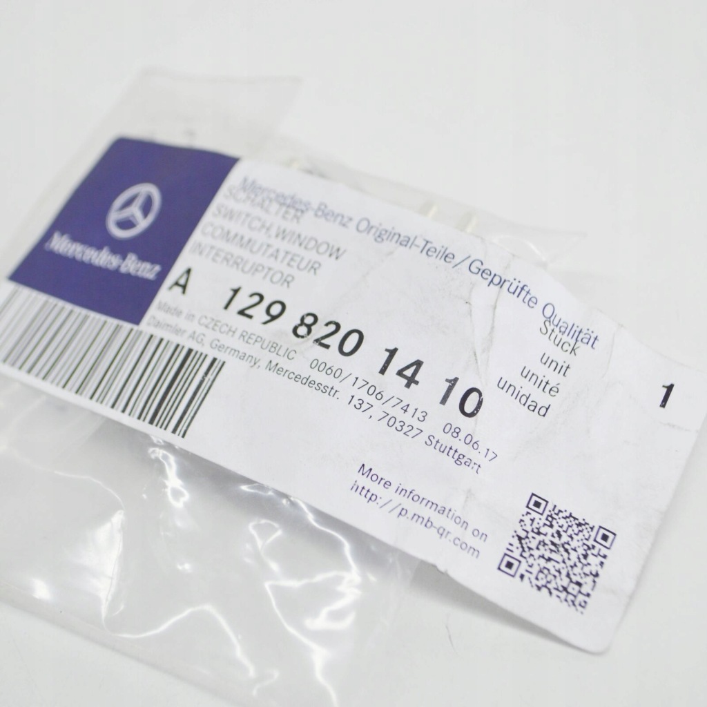 Mb sl r129 window регулятор центральний console left switch a1298201410 Київ