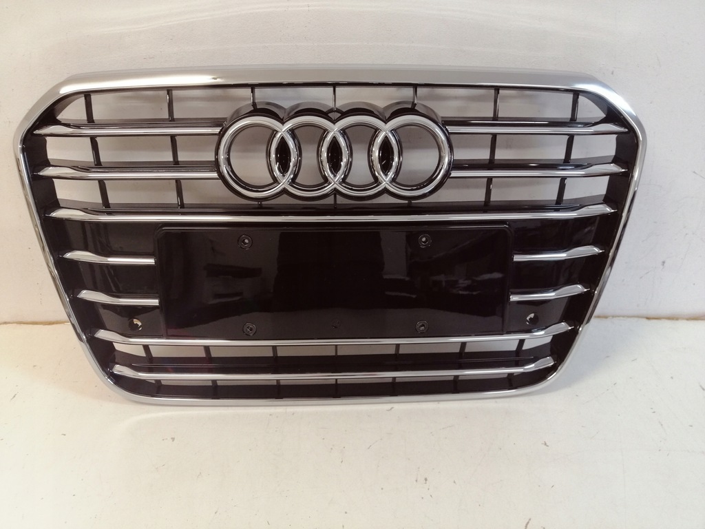 фото №8, Решётка бампера решётка радиатора audi a6 c7 2011-14 + знак