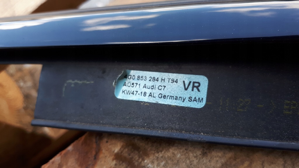 фото №9, S6 c7 4g a6 молдинг накладка правый перед czarna