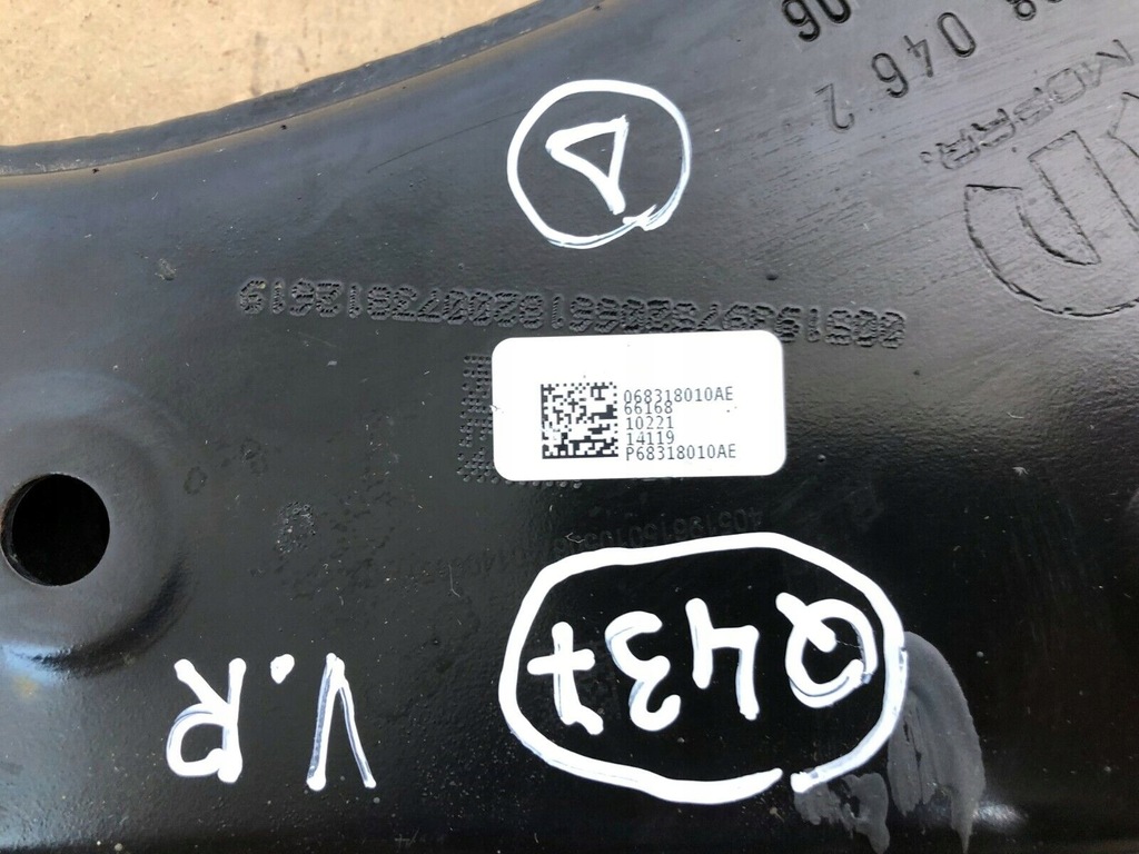 фото №3, Jeep compass ii важіль передній правий перед 2016-