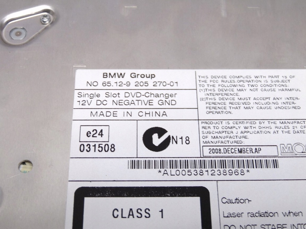 фото №5, Блок керування радіо зчитувач dvd чейнджер 9205270 bmw 7 f01 f02 08-