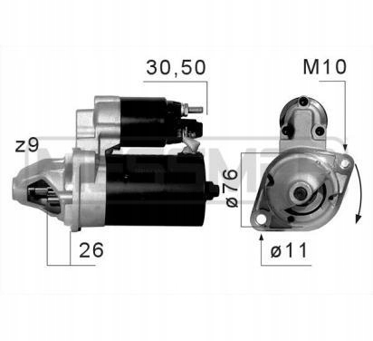 фото №1, Era messmer стартер ,bmw