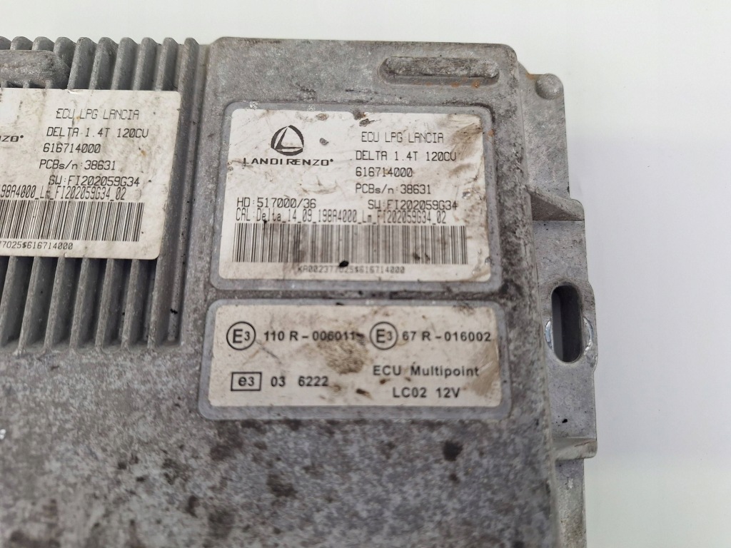 Блок керування двигуна lancia delta iii 616714000 Недорого
