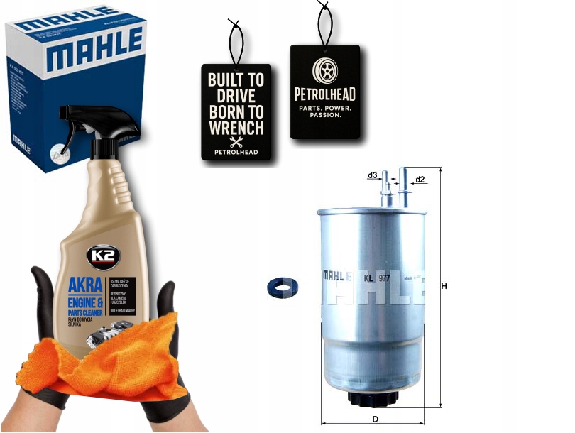 фото №1, Фільтр пального citroen fiat peugeot mahle #petrolhead pro+ kit12