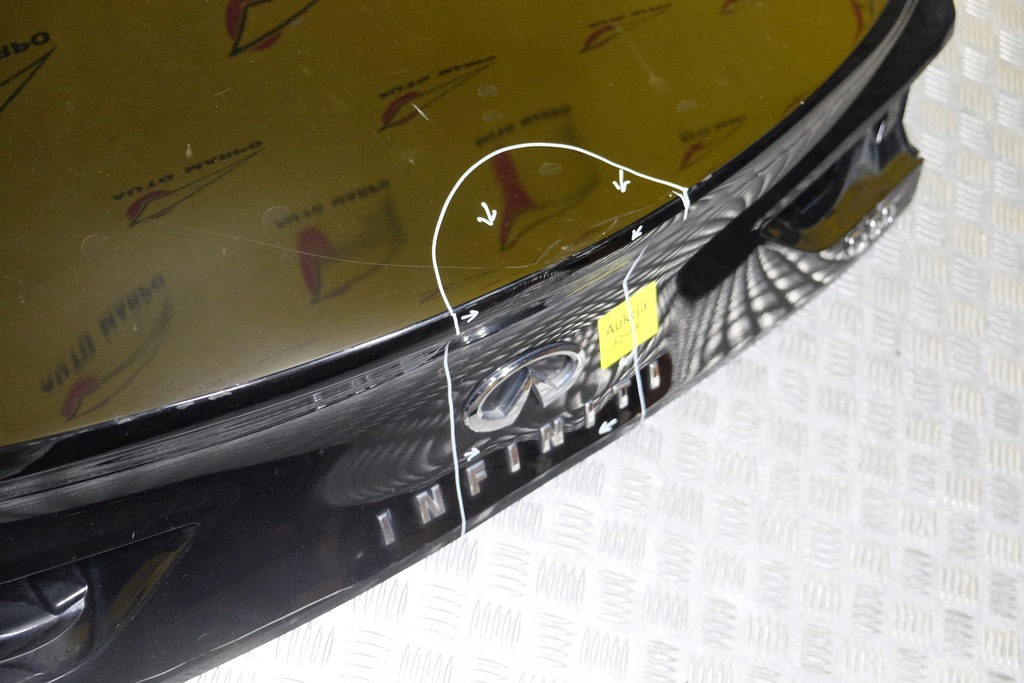 фото №7, Infiniti q60 2016- крышка багажника задняя задняя багажника usa