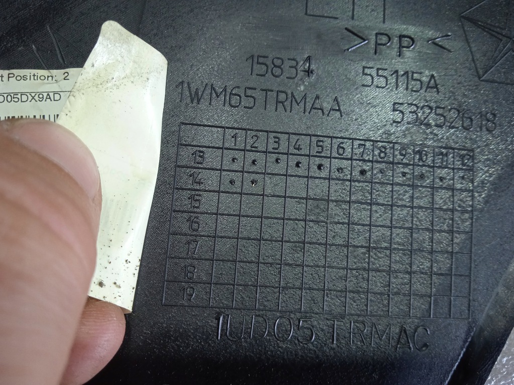 фото №15, Jeep cherokee обивка защита стойка левый задняя