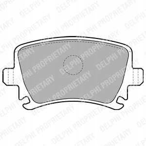 фото №2, Тормозные диски тормозные колодки задняя delphi vw scirocco iii