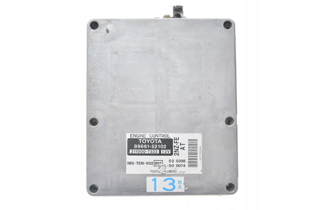 фото №1, Бортовий комп'ютер yaris 1.3 89661-52102 211000-7222