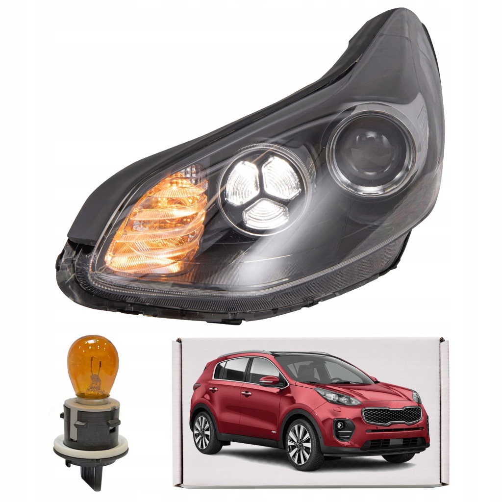 фото №1, Kia sportage iv ql 2016-2018 przed lift лампа передняя левая led 92101f1010