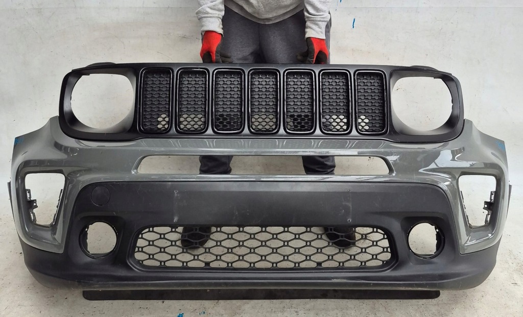 фото №1, Jeep renegade lift 2018- бампер перед передний решётка радиатора 52120514