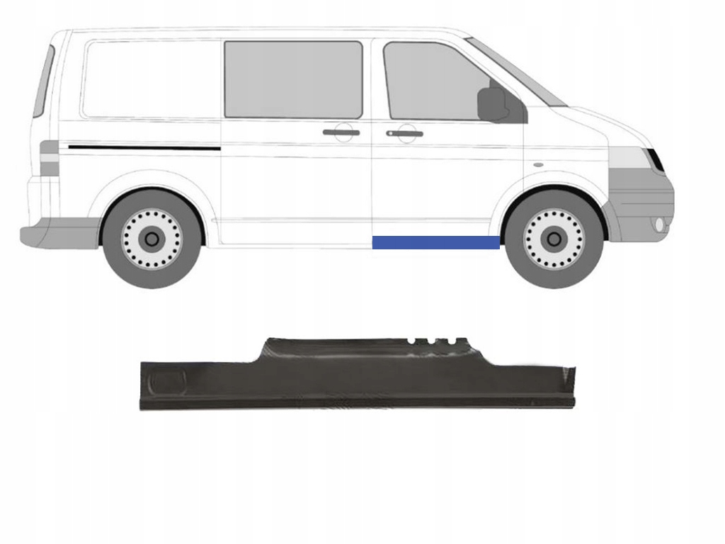 фото №1, Поріг ремкомплект поріг права pvw76014br