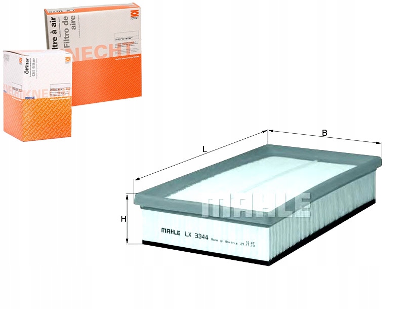 фото №1, Knecht lx 3344 фільтр повітря