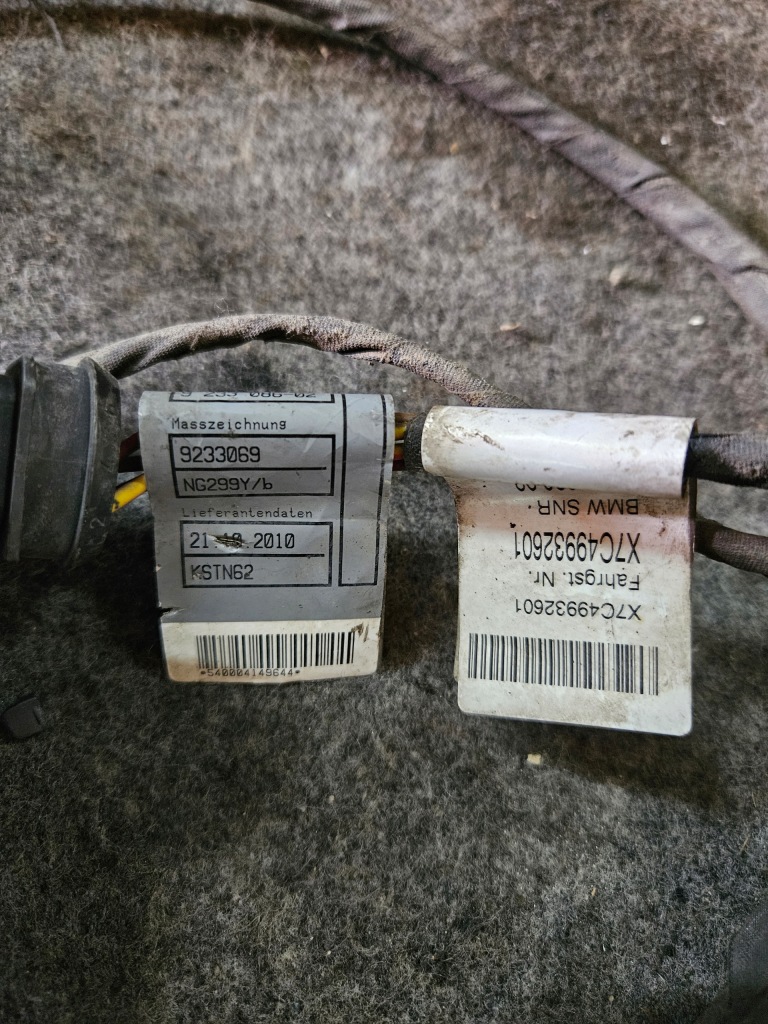 Джгут електропроводка лампи правий перед dynamic ксенон bmw f01 f02 в Україні