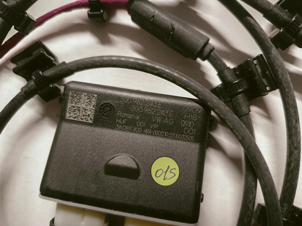 фото №5, Модуль жгут открывания крышки багажника vw audi 3g0962243e