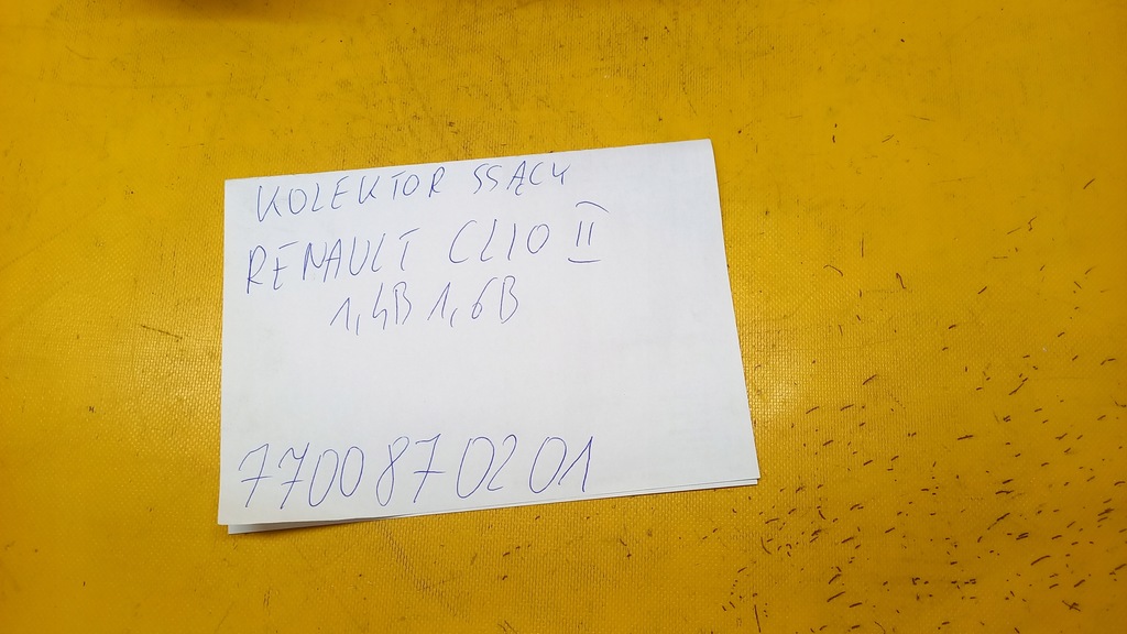 фото №3, Колектор всмоктуючий renault clio ii 1,4 1,6b 7700870201