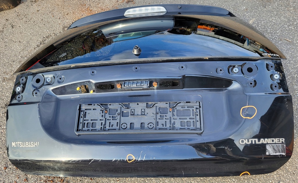 фото №10, Крышка багажника задняя багажника стекло тонированная as3 задняя mitsubishi outlander iii 3 оригинальный номер eu