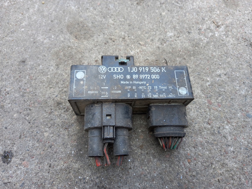 фото №1, Блок управления вентиляторов skoda octavia i 1.8t