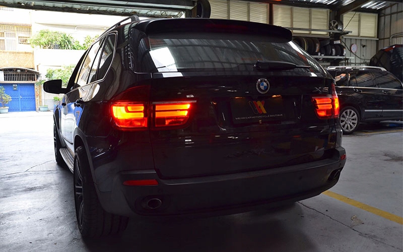 фото №13, Bmw x5 ii e70 06-10 лампи фари led 3d кільця