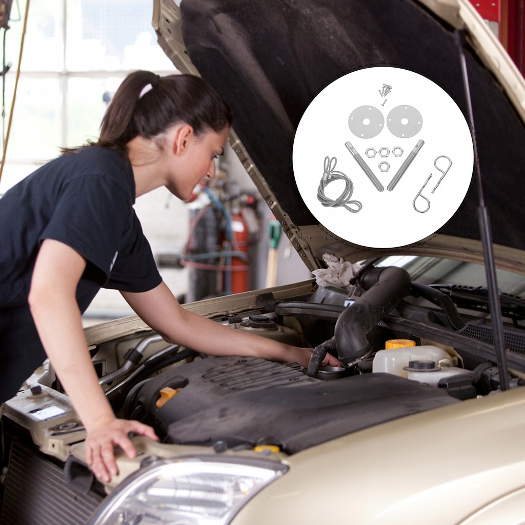 фото №10, 1 набір швидкого zatrzaskowania фаркопа капот швидкий засувка бампера зачіп капот автомобіля кронштейн бампера