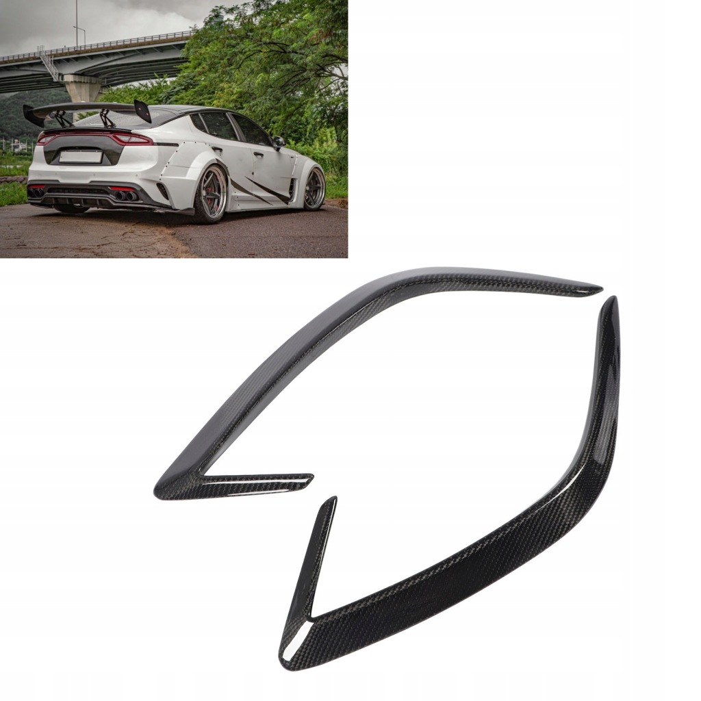 Nóż заднього бампера лівий правий блискучий dla kia stinger 2018-2023 Оригінал