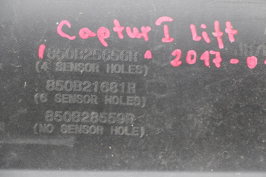 фото №11, Renault captur i lift 2017-2019 бампер задняя задний na 4 x pdc oryg