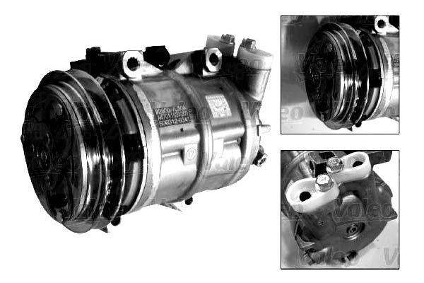 фото №1, Valeo компресор кондиціонера nissan navara 2001-20