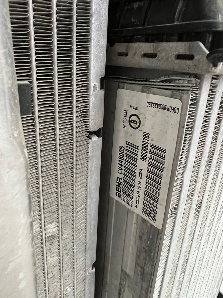 фото №12, Pas передній радіатор citroen c3 aircross