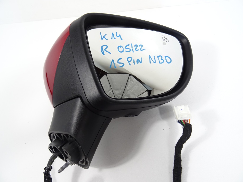 фото №14, Micra k14 зеркало правое камера 15pin nbd 2016-