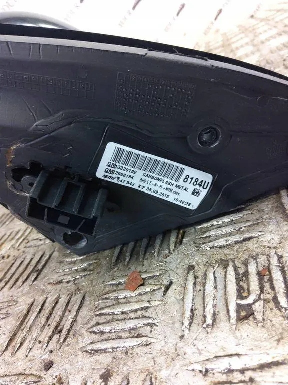 Дзеркало ліва opel insignia a estate g09 13320192 1.96l дизель 120kw 2015 Зі Шроту