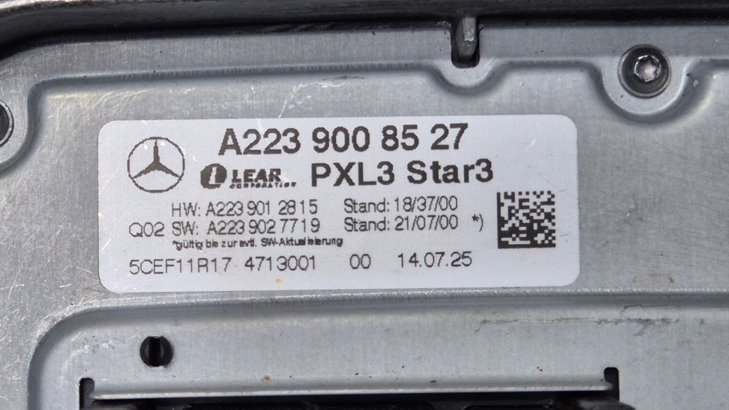 фото №8, Преобразователь модуль лампы full led mercedes w223 w213 оригинальный номер a2239008527 orygina