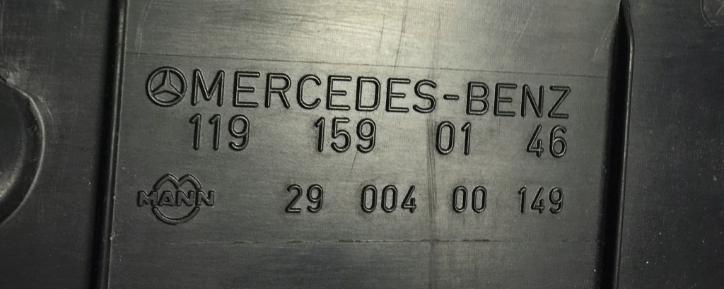 Защита крышка двигателя правая mercedes m119 w140 c140 r129 1191590146 с Разборки