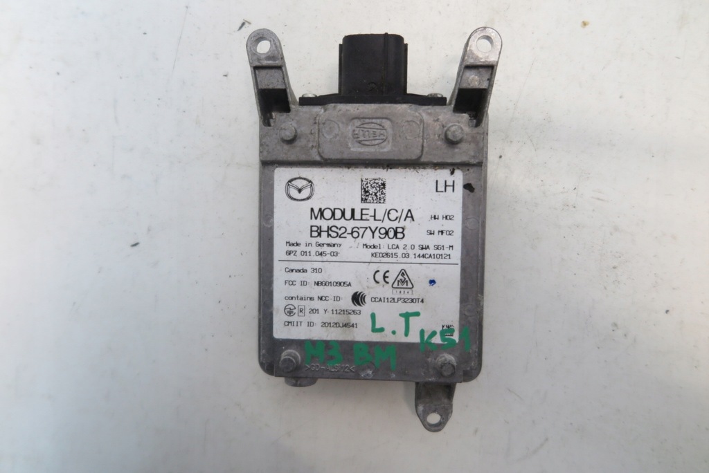 фото №1, Радар асистент мертвого pola лівий задня mazda 3 bm bhs2-67y90b